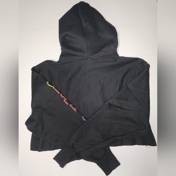 NWT- Champion Reverse Weave Cropped Hoodie in Size Medium #252 - Picture 2 of 3